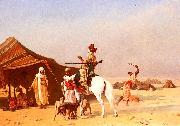 Gustave Boulanger Cest Un Emir Spain oil painting artist